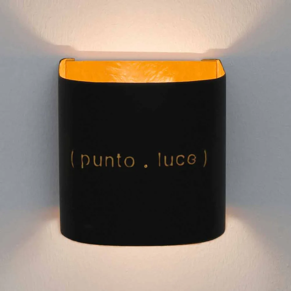 Moderní dvoutónová nebulitní nástěnná svítidla In-es.artdesign Punto Luce design Viadurini