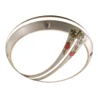 Zahradní nástěnné svítidlo nebo stropní svítidlo z ručně malovaného hliníku - Brindisi Viadurini