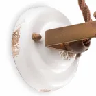 Nástěnný nastavitelný keramiky a kovu reflektor Kendra Ferroluce Viadurini