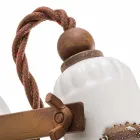 Nástěnný nastavitelný keramiky a kovu reflektor Kendra Ferroluce Viadurini