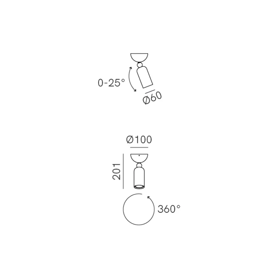 Nastavitelná nástěnná lampa v Maroku a grafénu Made in Italy - Lady Viadurini