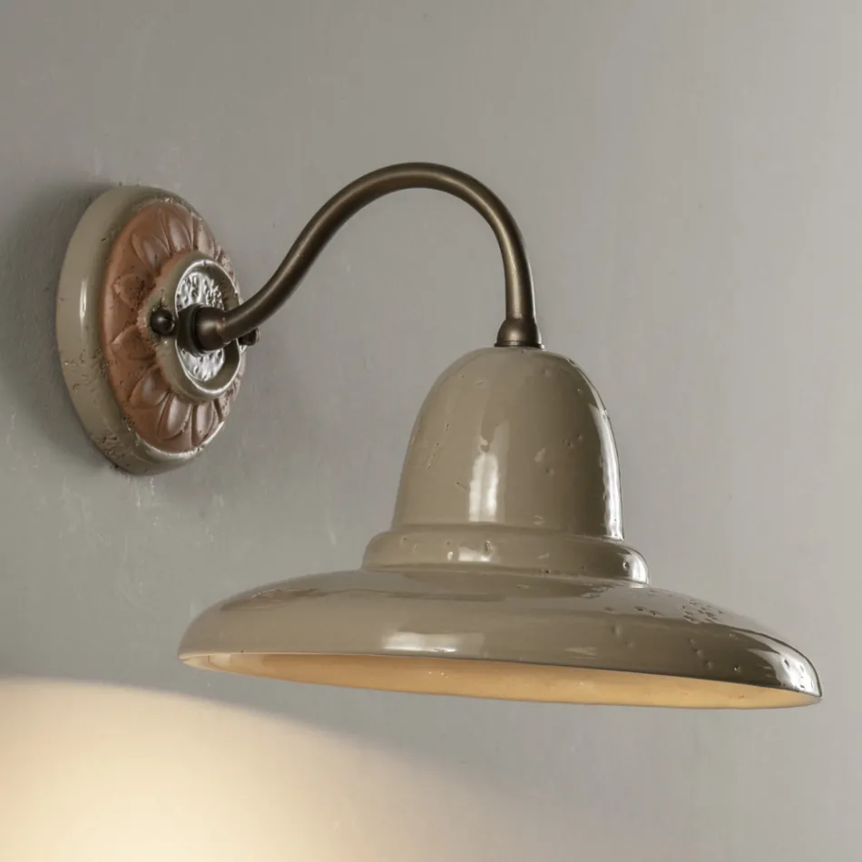 Kulatá nášivka Artisan Garden v Galestro Made in Italy - Toscot Spoleto Viadurini