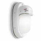 Vertikální venkovní nástěnná lampa z keramických ručně malovaných květin - Brindisi Viadurini