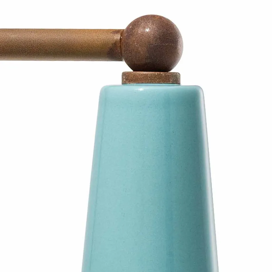 Wall vintage keramický reflektor ruční Sandra Ferroluce Viadurini