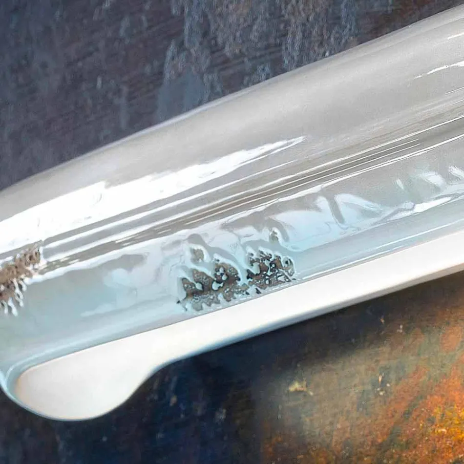 Nášivka handmade vintage leštěné keramické Ethel Ferroluce Viadurini