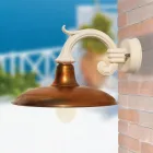 Vintage zahradní nášivka z hliníku a mosazi Made in Italy - Adela Viadurini