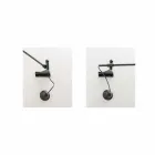 Vintage mosazná nástěnná lampa s pohyblivým ramenem - Meridiana Aldo Bernardi Viadurini