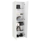 2-dveřová šatní skříň z udržitelné bílé nebo břidlicového melaminového dřeva - Joris Viadurini