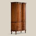 Klasická dřevěná šatní skříň se 2 dveřmi a 3 zásuvkami Made in Italy - Luxus