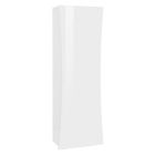 Bílá dřevěná nástěnná vstupní šatní skříň Obloukový design s 1 dveřmi - Sabine Viadurini