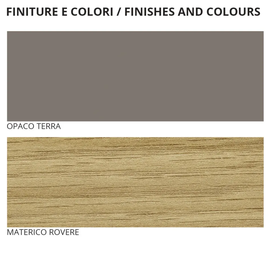 Moderní styl 5prvkového ložnicového nábytku vyrobeného v Itálii - diamant Viadurini