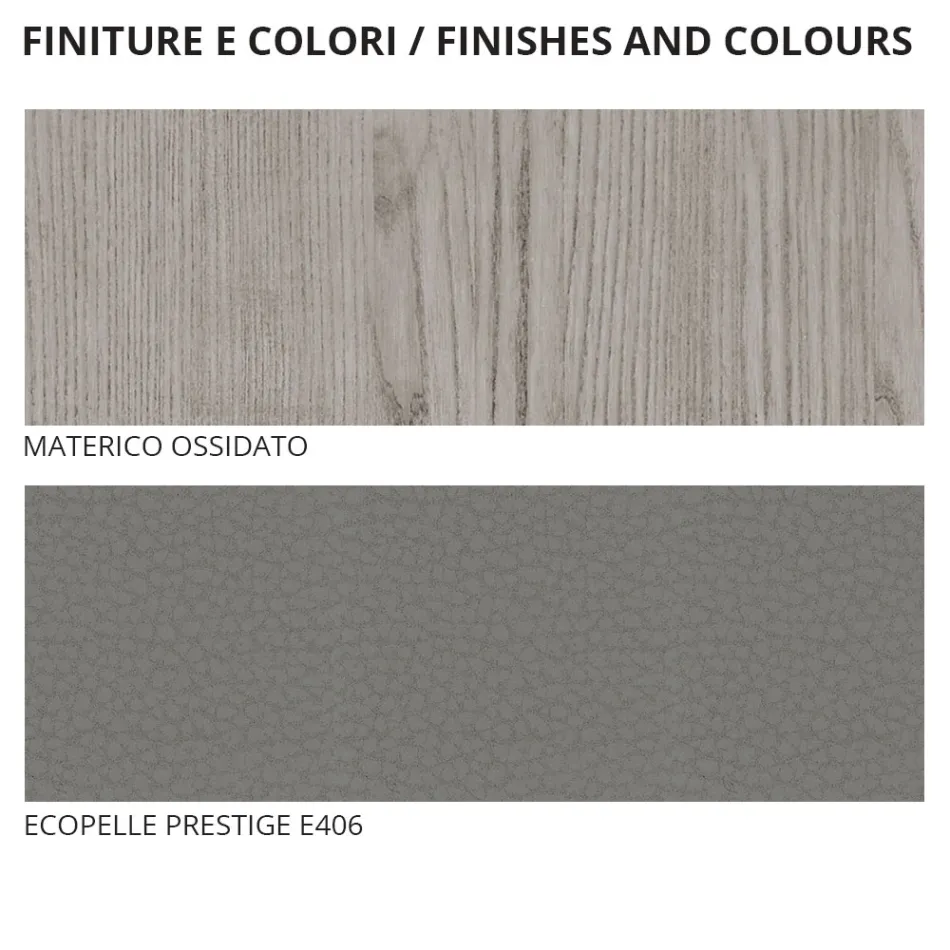 Dvoupokojový nábytek se 4 prvky vyrobený v Itálii - Lucania Viadurini