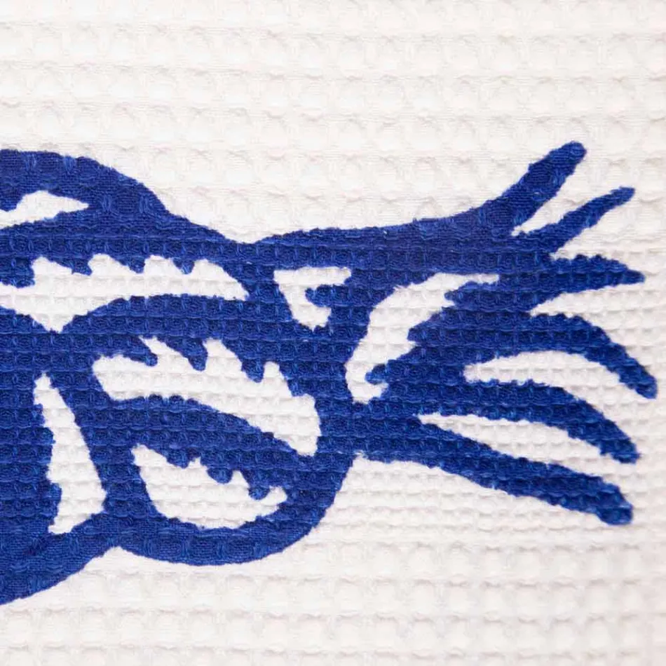 Ručně vyráběný ručník z jednoho kusu bavlny vyrobený v Itálii - značky Viadurini