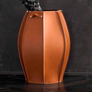 Audrey deštník stánku s moderním designem v kůži, vyrobený v Itálii