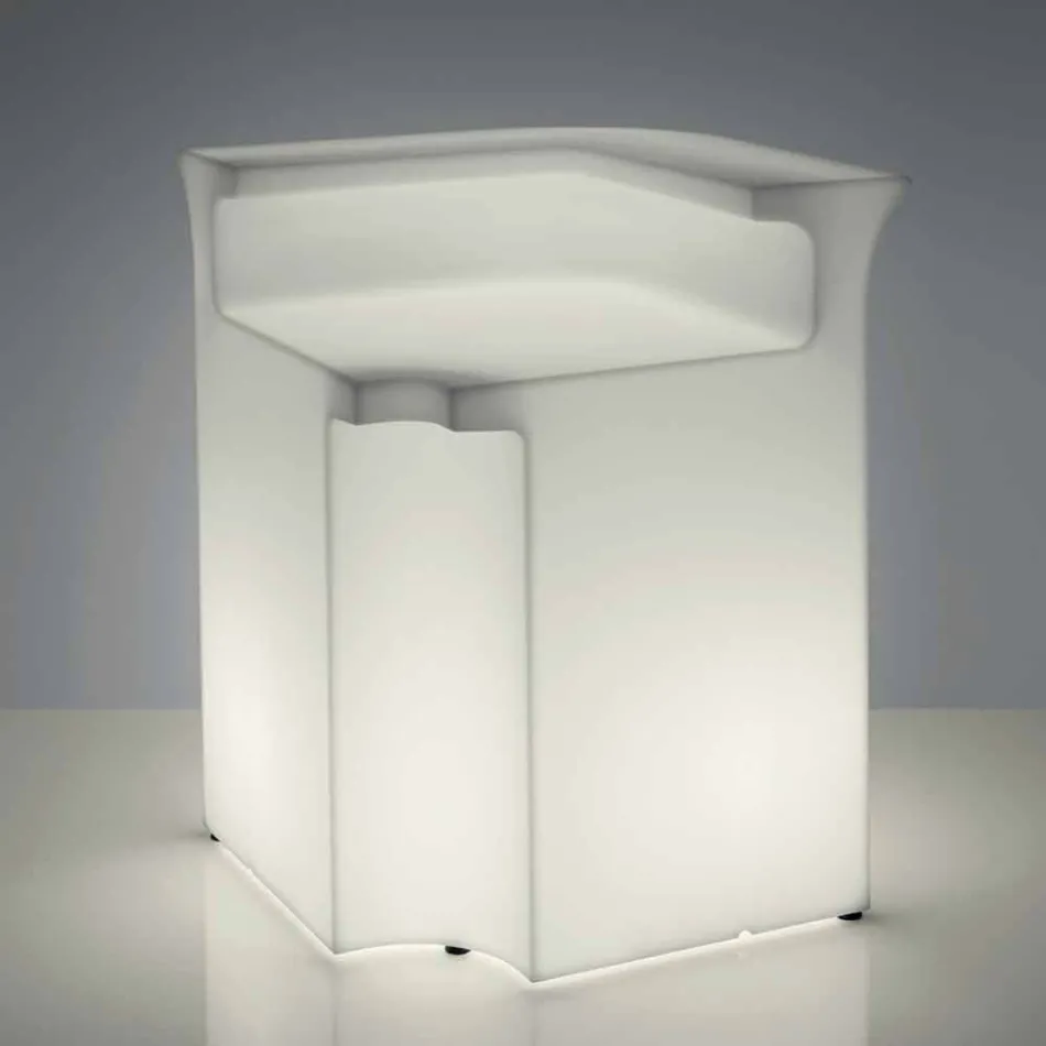 Čítač rohových barů Slide Break Rohové moderní světlo vyrobené v Itálii Viadurini