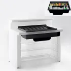 Současný design zahradní lehké barové čítače Slide Break Line Viadurini