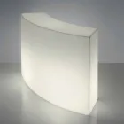 Modulární čítač barů Slide Snack Bílý světlý bar vyrobený v Itálii Viadurini