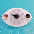 Trona plachetnice s bílým plachtou z ekologické kůže vyrobené v Itálii Viadurini