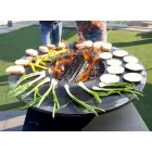 S varnou deskou a přihrádkou na dřevo - Giorgione Viadurini