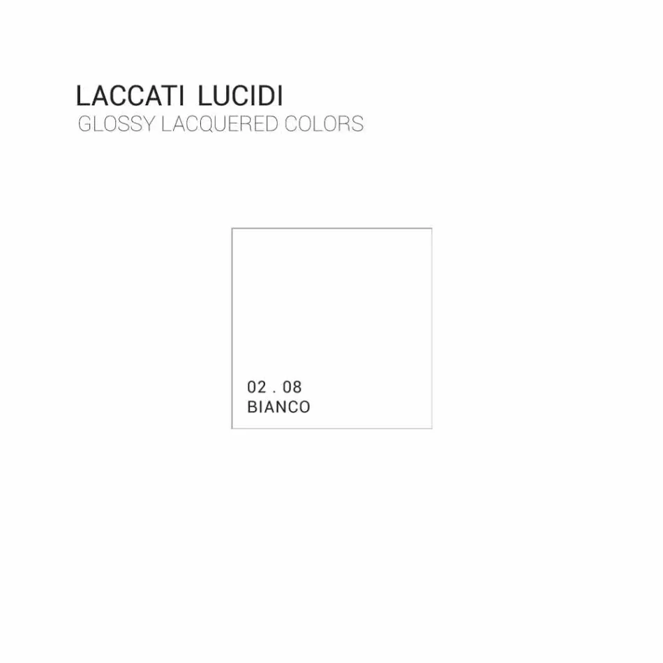 Moderní design závěsný dřez 85x55x55cm Arya lakované dřevo Viadurini