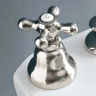 3-otvorová bidetová baterie odtok Vnitřní dodávka Ručně vyráběná mosaz – Ercolina Viadurini