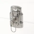 Design kufru z průhledného akrylového křišťálu a moderní oceli - Dante Viadurini