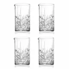 Míchání skla s výstřední dekorací Luxusní design 4 kusy - Destino Viadurini