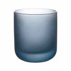 Barevné sklenice na vodu z matného skla s ledovým efektem, 12 kusů - Norvegio Viadurini