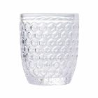 Zdobené průhledné skleněné vodní brýle, moderní služba 12 kusů - mix Viadurini