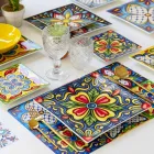 Transparentní sklenice na vodu s vyřezávanými dekoracemi 12 kusů - Rocca Viadurini