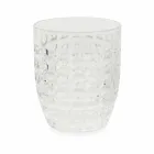 Moderní barevné skleničky zdobené sklenicemi podávající vodu 6 kusů - mix Viadurini