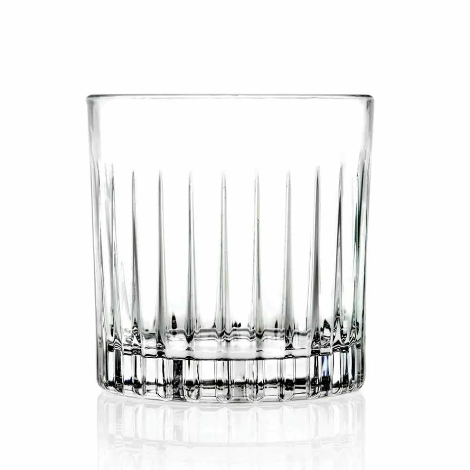 Double Old Fashioned Tumbler Low Glasses 12 Pieces Luxury - Senzatempo Viadurini