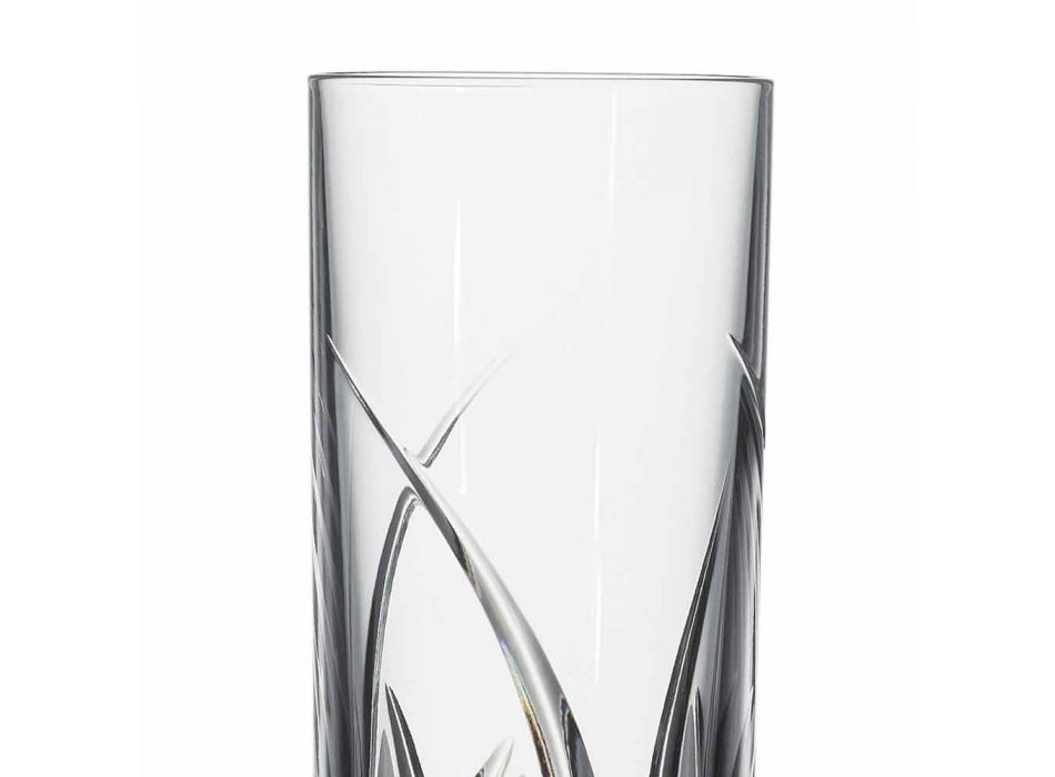 Brýle Highball Tumbler Luxusní design zdobený 12 kusy - Montecristo Viadurini
