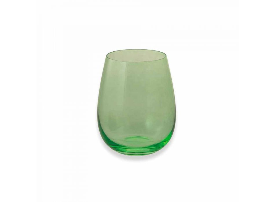 Skleněné sklenice pro vodu Moderní servis 6 kusů - Aperi Viadurini