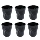 Moderní barevné skleněné vodní sklenice 6 kusů designu - Sarabi Viadurini