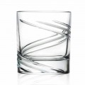 Brýle s nízkou sklenicí v ručně zdobeném ekologickém křišťálu, 12 kusů - cyklon