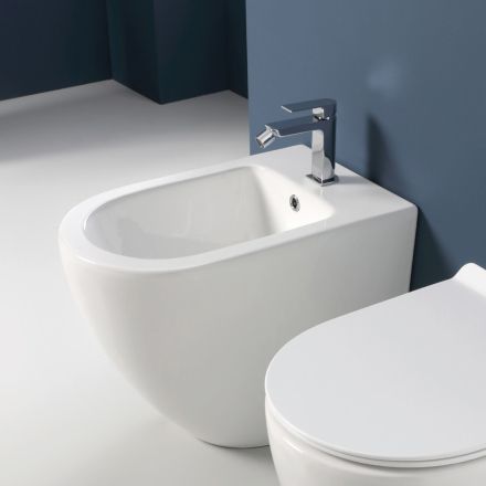 Jednootvorový cyklonový keramický bidet Aralia s moderním designem Viadurini