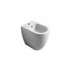 Bidet v moderní design keramiky bot Square Otevřít vrtaných H50 cm Viadurini