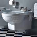 Klasický jednorázový bidet v bílé keramice Vyrobeno v Itálii - Marwa