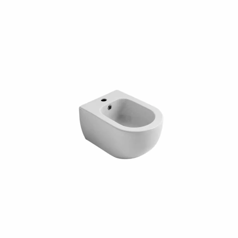 Hung bidet v moderním designu keramických hvězda 55x35cm Made in Italy Viadurini