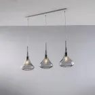 Železná lišta s pyrexovým sklem vyrobená v Itálii pro interiérové dekorace - Corinto Viadurini