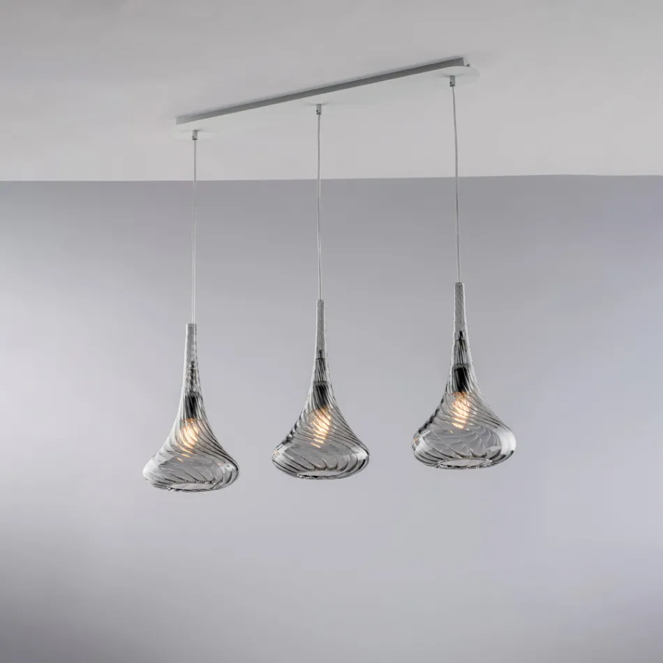 Železná lišta s pyrexovým sklem vyrobená v Itálii pro interiérové dekorace - Corinto Viadurini