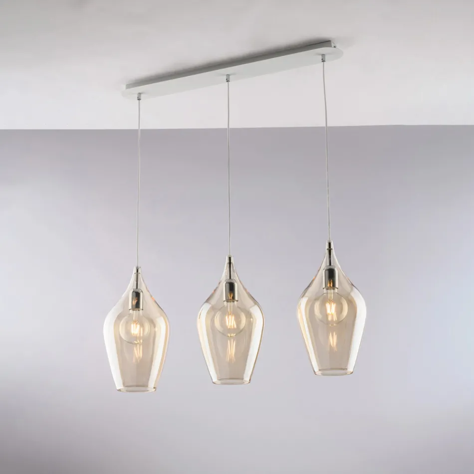 Železná lišta s pyrexovým sklem vyrobená v Itálii pro interiérové dekorace - Sparta Viadurini