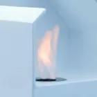 Biocamino deska keramická bioetanolu a Curtis ocel Viadurini