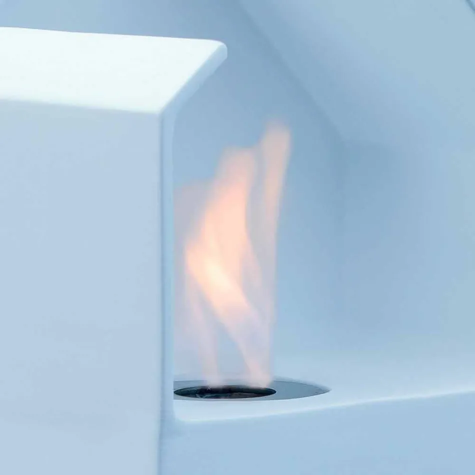 Biocamino deska keramická bioetanolu a Curtis ocel Viadurini