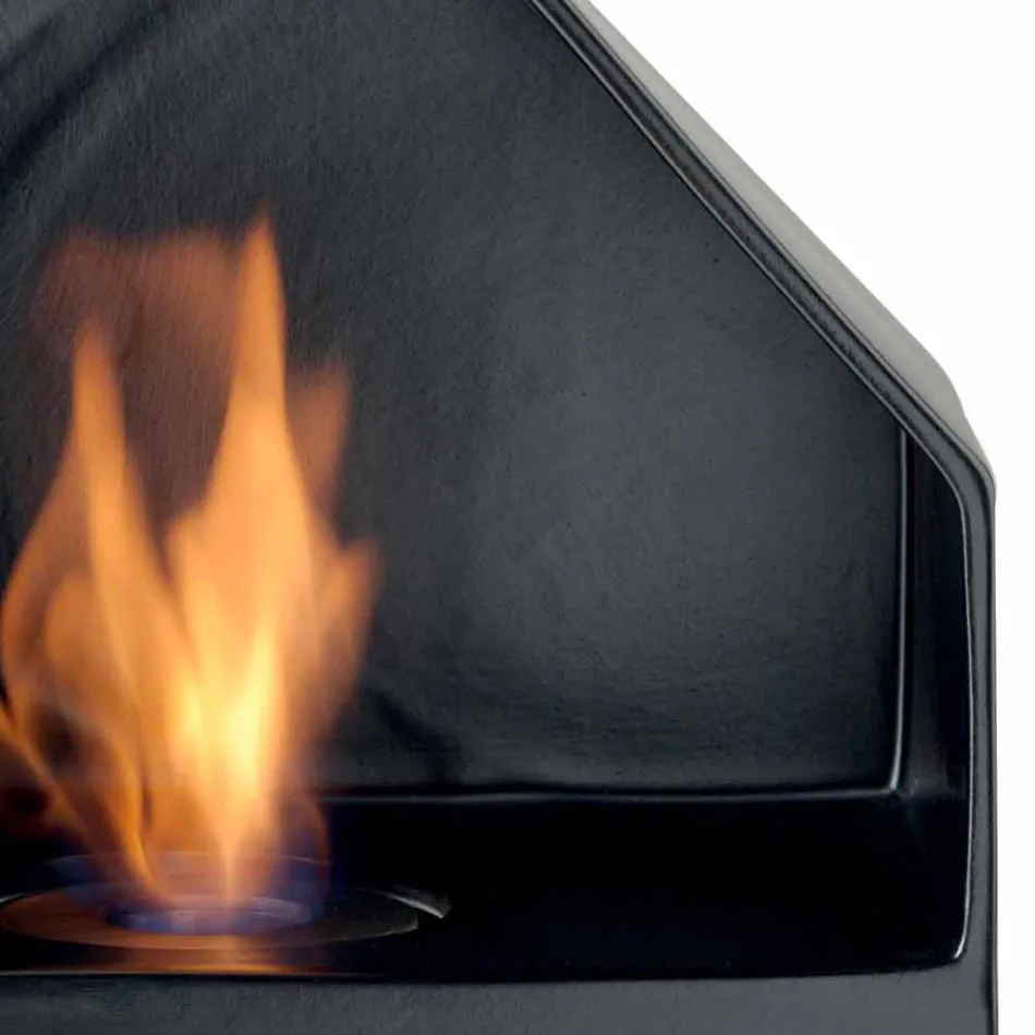 Biocamino deska keramická bioetanolu a Curtis ocel Viadurini