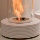 Biocamino kolo podpora mramor Gordon, made in Italy Viadurini