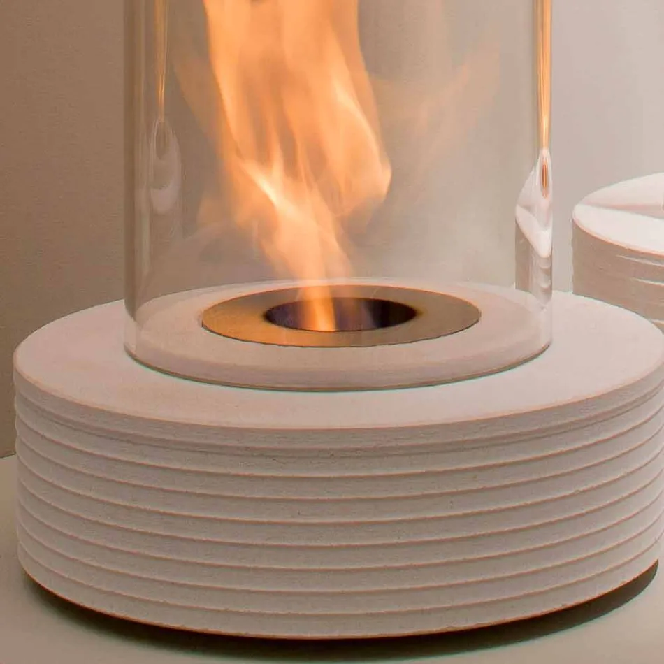 Biocamino kolo podpora mramor Gordon, made in Italy Viadurini