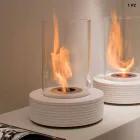 Biocamino kolo podpora mramor Gordon, made in Italy Viadurini