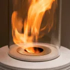 Biocamino kolo podpora mramor Gordon, made in Italy Viadurini